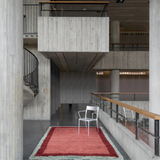 Shaggy Edge Rose rug