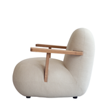 Toe Chair fotelis su porankiais
