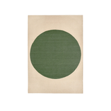 Topo green rug