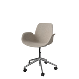 Seed darbo kėdė su porankiais ir audiniu