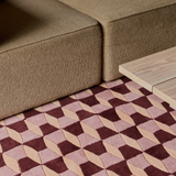 Berry, Oat - Groove rug