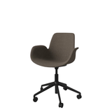 Seed darbo kėdė su porankiais ir audiniu