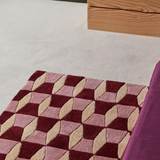 Berry, Oat - Groove rug