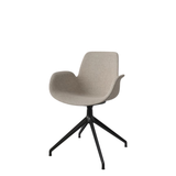 Seed darbo kėdė su porankiais ir audiniu