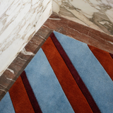 Teklan Diagonal Sky rug