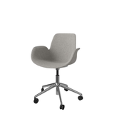 Seed darbo kėdė su porankiais ir audiniu