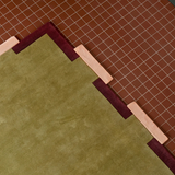 Teklan Fregio Olive Blush rug