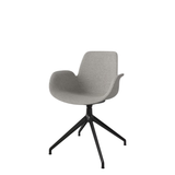 Seed darbo kėdė su porankiais ir audiniu