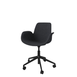 Seed darbo kėdė su porankiais ir audiniu