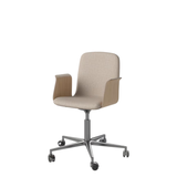 Palm upholstered Office Chair with armrests