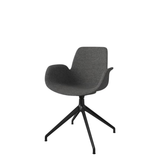 Seed darbo kėdė su porankiais ir audiniu