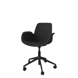 Seed darbo kėdė su porankiais ir audiniu