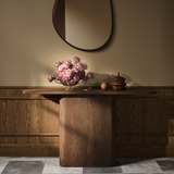 Eida wood console table