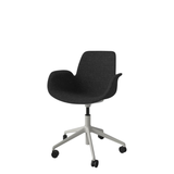 Seed darbo kėdė su porankiais ir audiniu