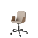 Palm upholstered Office Chair with armrests