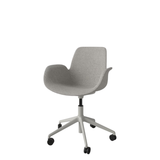 Seed darbo kėdė su porankiais ir audiniu