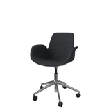 Seed darbo kėdė su porankiais ir audiniu