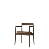 Calma Dining Chair with Leather Upholstery