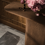 Eida wood console table