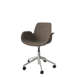 Seed darbo kėdė su porankiais ir audiniu