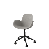 Seed darbo kėdė su porankiais ir audiniu