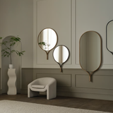 Racquet Oval veidrodis