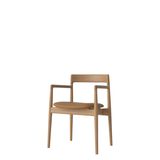 Calma Dining Chair with Leather Upholstery