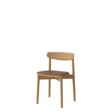 Merge Dining Chair with Leather Upholstery