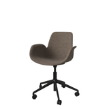 Seed darbo kėdė su porankiais ir audiniu