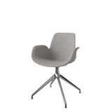 Seed darbo kėdė su porankiais ir audiniu