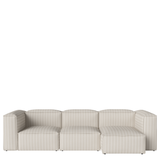Cosima Nest tirjų mažų modulių sofa su šezlongu