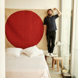 Topo red rug