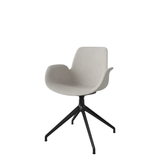 Seed darbo kėdė su porankiais ir audiniu