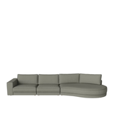 Noora modulinė sofa su atviru galu
