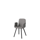 Palm Upholstered Dining Chair with Armrest