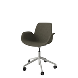 Seed darbo kėdė su porankiais ir audiniu