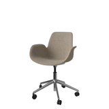 Seed darbo kėdė su porankiais ir audiniu