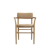 Home dining chair with armrests