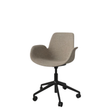 Seed darbo kėdė su porankiais ir audiniu