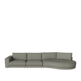 Noora modulinė sofa su atviru galu