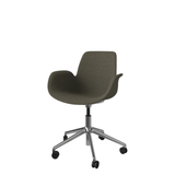 Seed darbo kėdė su porankiais ir audiniu