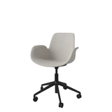 Seed darbo kėdė su porankiais ir audiniu