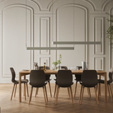 Seed darbo kėdė su porankiais ir audiniu