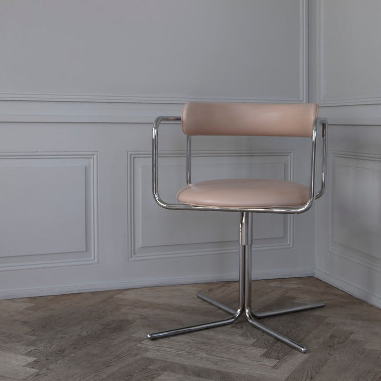 FF swivel chair with leather