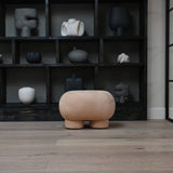 Big Foot Nubuck leather stool