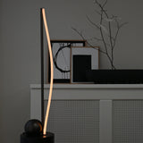 Bow floor lamp