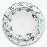 Midnight Flowers breakfast set 6 pieces