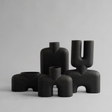 Cobra Double Medio Black vase