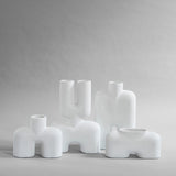 Cobra Double Bubble White vase