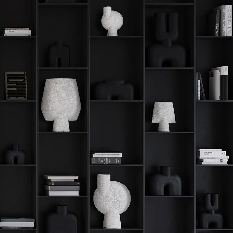 Cobra Double Medio Black vase